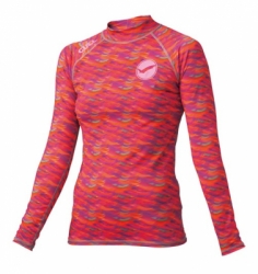 gw 6605 rash guard gull women  large